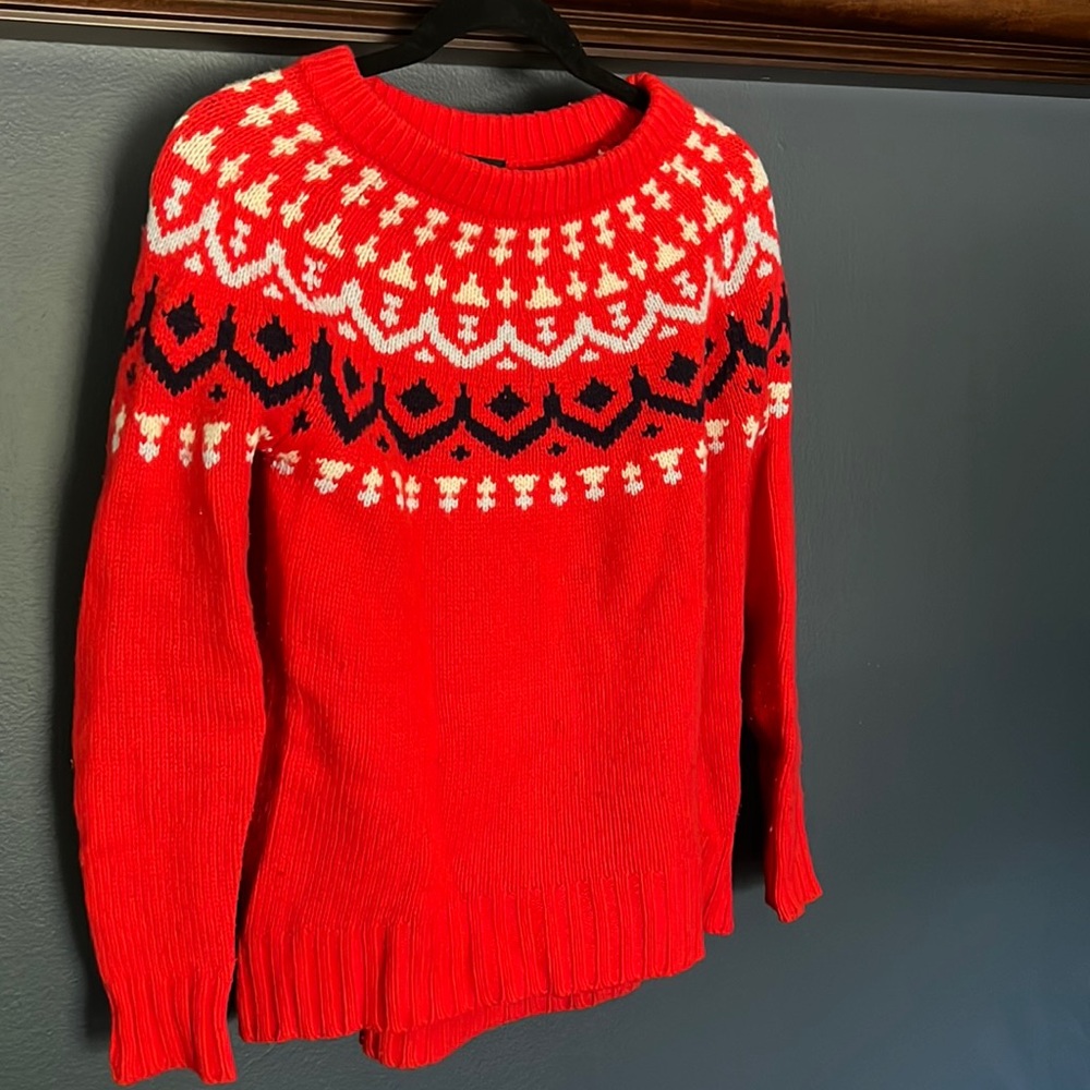 Small Jcrew ski/alpaca sweater